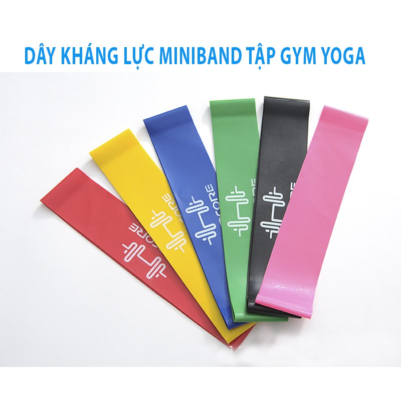 Dây kháng lực tập mông, tập gym, yoga, squat đa năng nhiều cấp độ, siêu đàn hồi