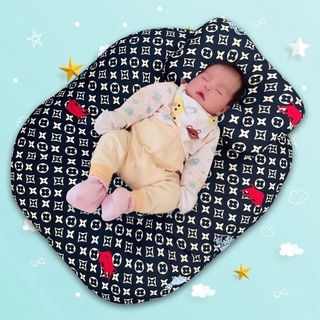 Gối chống trào ngược cho bé - tặng gối lõm chống méo đầu