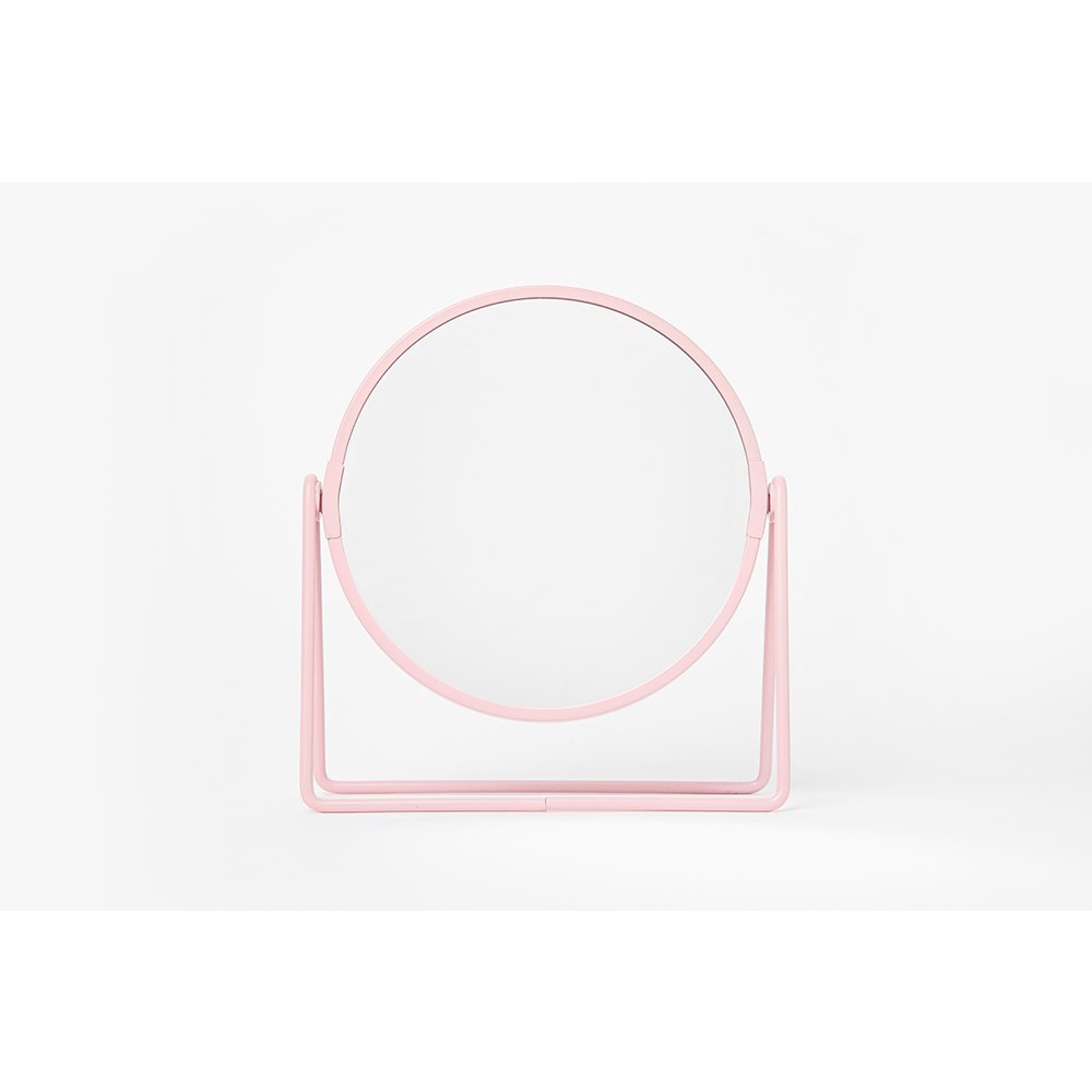 Gương Để Bàn ARTBOX Hàn Quốc Màu Hồng Kèm Gương Phóng Đại Gấp 3 Lần