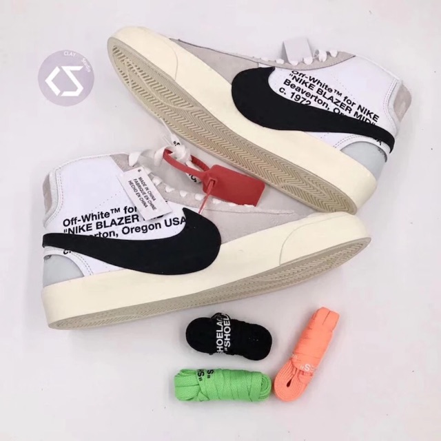 Giày NIKE x OFF-WHITE BLAZER MID OW phiên bản giới hạn chung AA3832-100