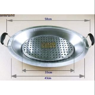 Khay om cá om dưa inox