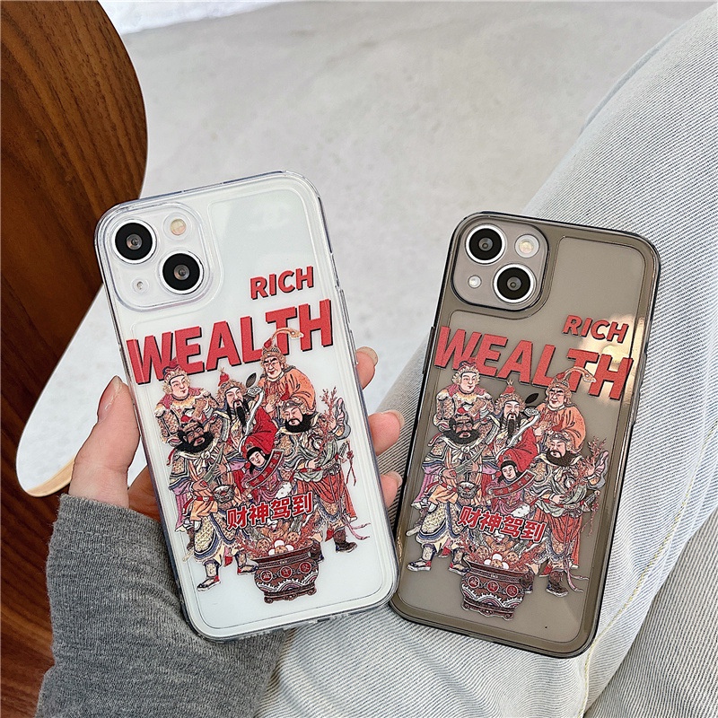 Ốp Điện Thoại Họa Tiết Thần Tài Cho Iphone 13Promax/6splus/7/7plus/8/8plus/x/xr/xs/11/12/13/pro/max/plus/promax