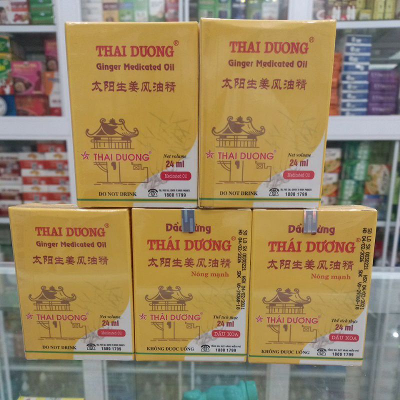 DẦU GỪNG THÁI DƯƠNG CHAI 24ML