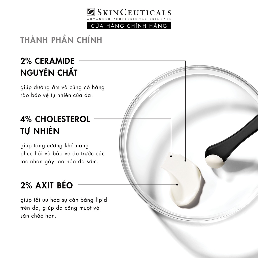Kem dưỡng SkinCeuticals Triple Lipid Restore 2:4:2 giúp dưỡng ẩm, làm mềm mại, giảm nếp nhăn da 48ml