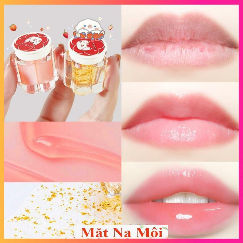 Mặt nạ môi kiêm son dưỡng Hanboli Moisturizing Lip Mask dưỡng mềm mịn hồng môi HT2