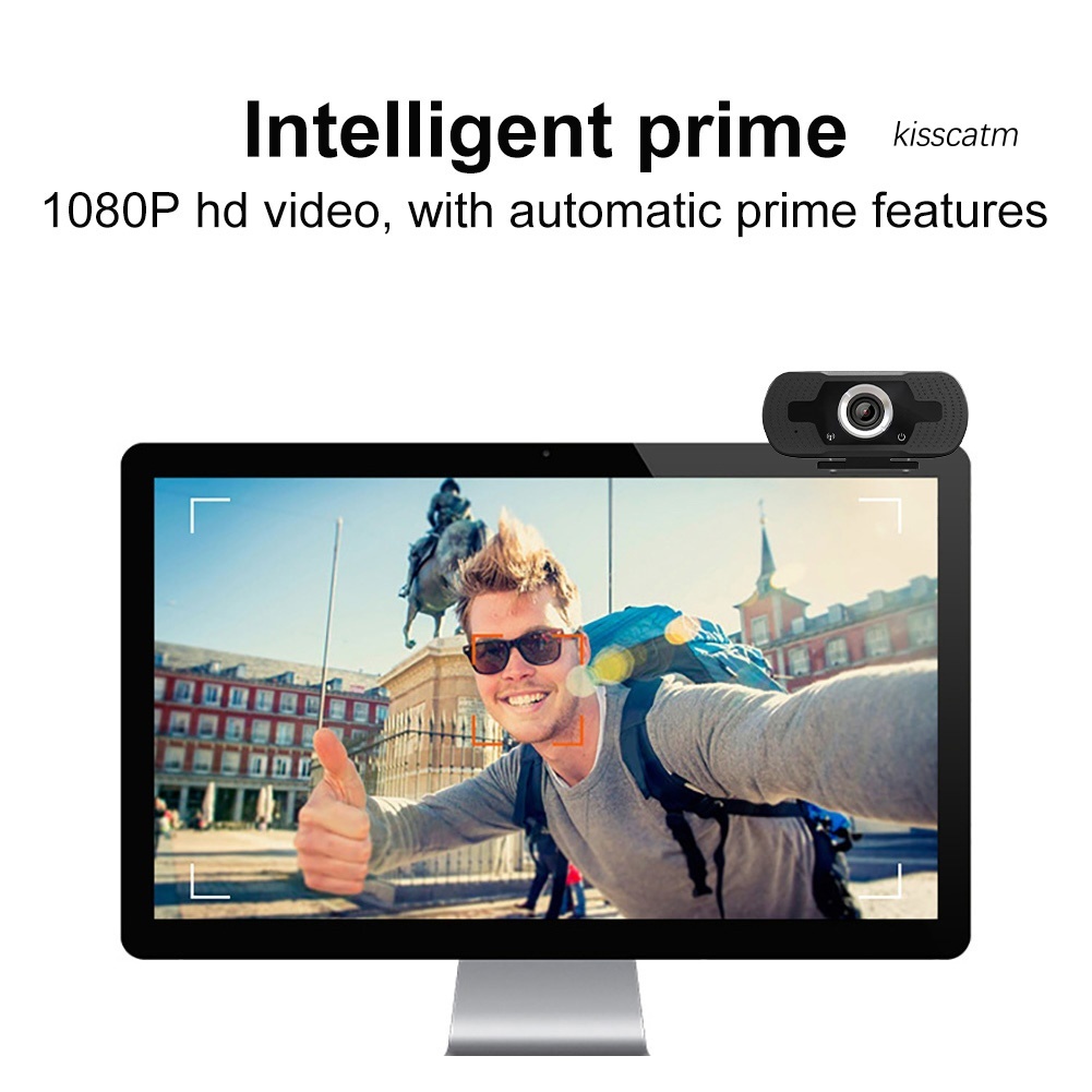 Webcam Kiss-Ws Usb 2.0 Hd 1080p Kèm Mic Cho Pc Laptop | BigBuy360 - bigbuy360.vn