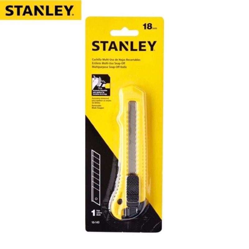 18MM DAO RỌC GIẤY CÁN NHỰA STANLEY 10-143-S