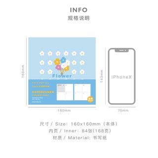 Sổ planner Note For Cube (cute pastel)