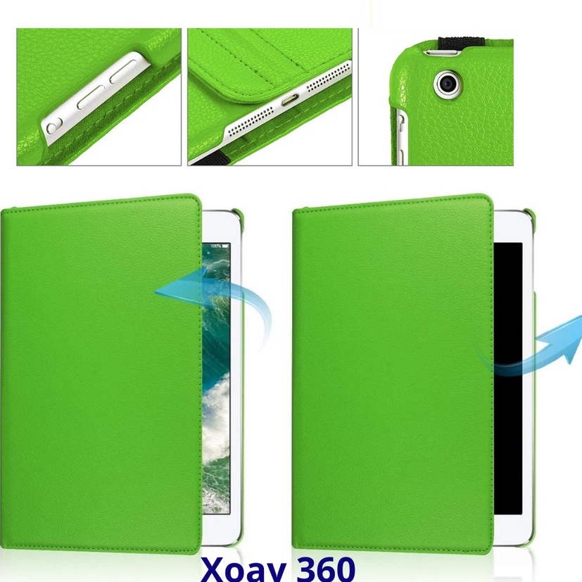 Bao da ốp lưng máy tính bảng xoay 360 độ  iPad Air 1/ iPad Air 2