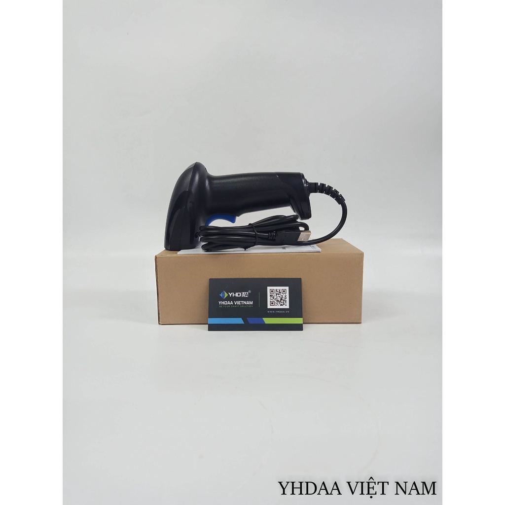 Máy bắn mã vạch YHD-1100D 2D có dây, Đầu đọc mã Barcode cảm ứng mã vạch 1D, 2D dùng cho Cửa hàng, Siêu thị..v.V Không Đế