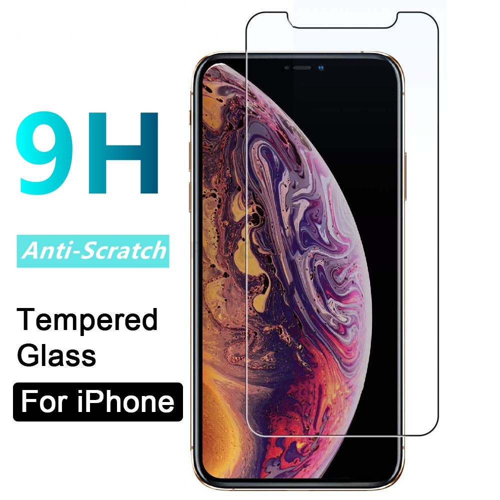 Kính Cường Lực Trong Suốt 9H Chống Nổ Cho iPhone X /XR /XS Max