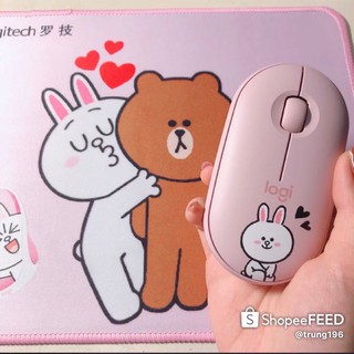 Chuột không dây bluetooth chính hãng Logitech x Line Friends