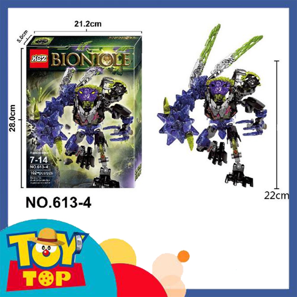 Đồ chơi lắp ráp ghép dạng Bionicle KSZ 613 robot vị thần chiến binh chiến đấu