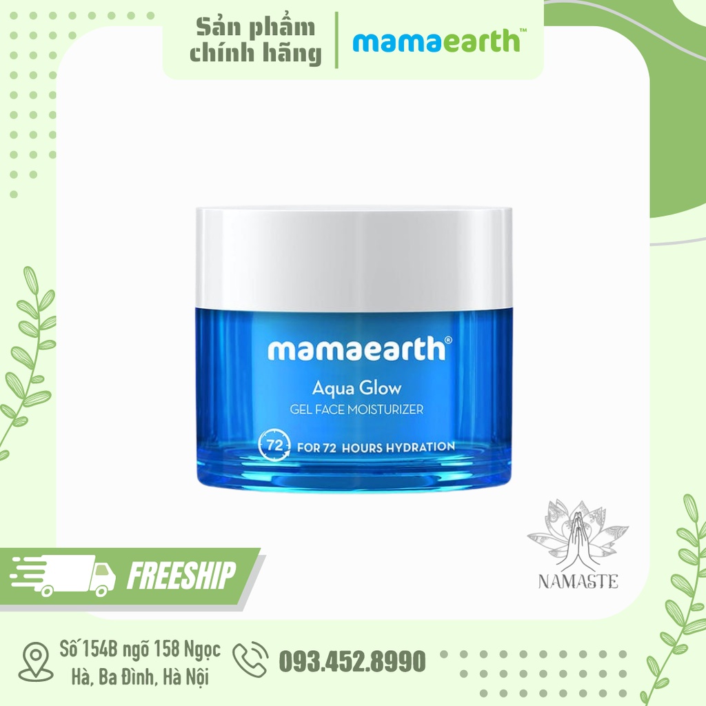 Dưỡng ẩm căng bóng 72h dạng Gel từ HA và khoáng nóng Himalaya Mamaearth 100ml