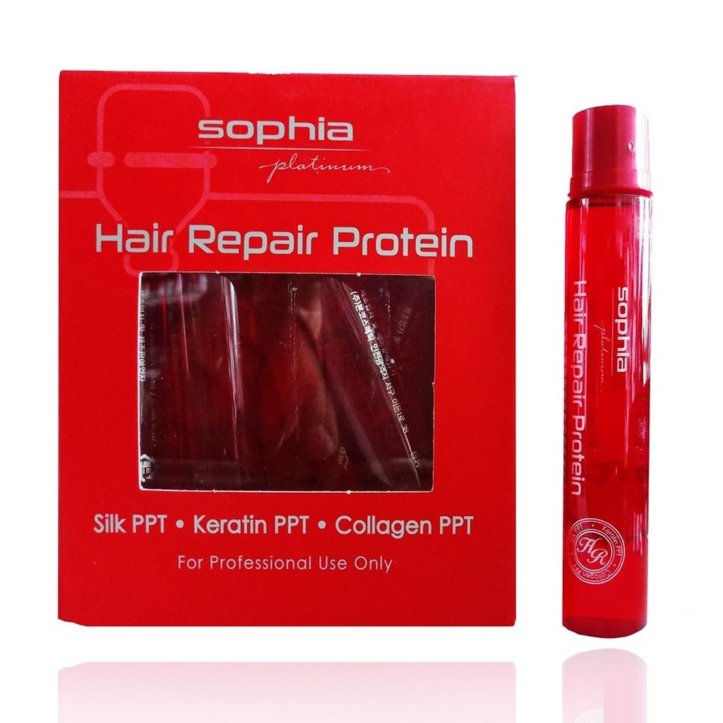 SOPHIA Protein phục hồi tóc hư nát Sophia Platinum Hair Repair Protein 13mlx10