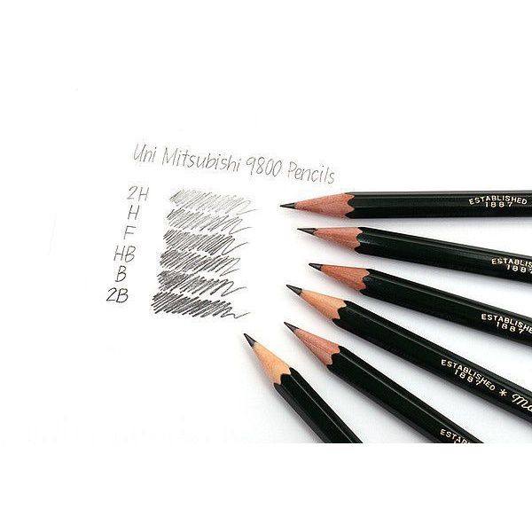 Bút chì gỗ UNI Mitsubishi 9800DX