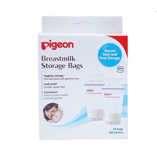 Túi trữ sữa Pigeon 180ml (25 túi/ hộp)