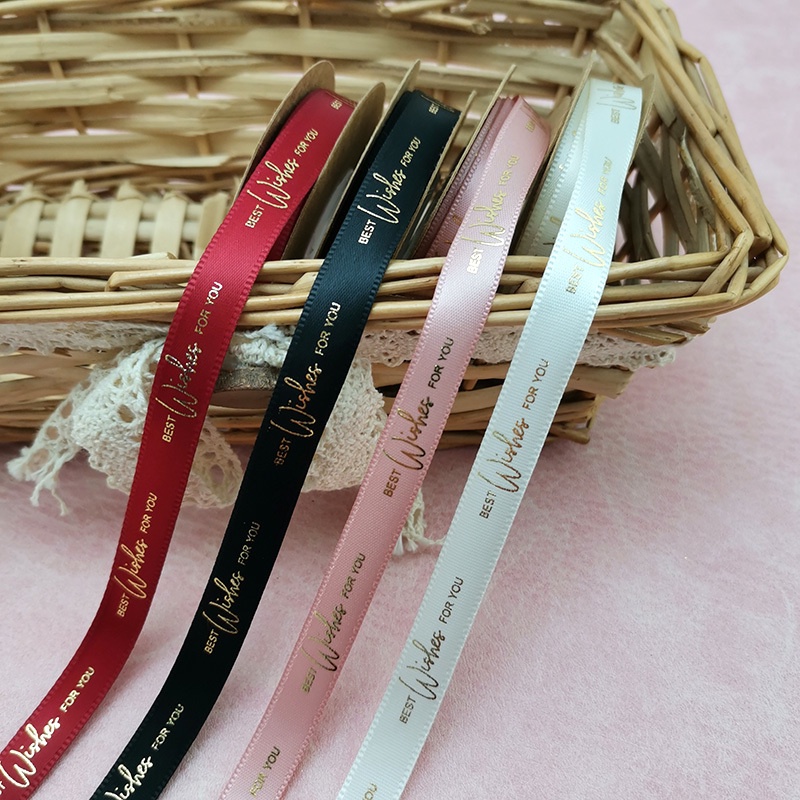 Cuộn Dây Ruy Băng 10 Yards 10Mm Dùng Trang Trí Thủ Công