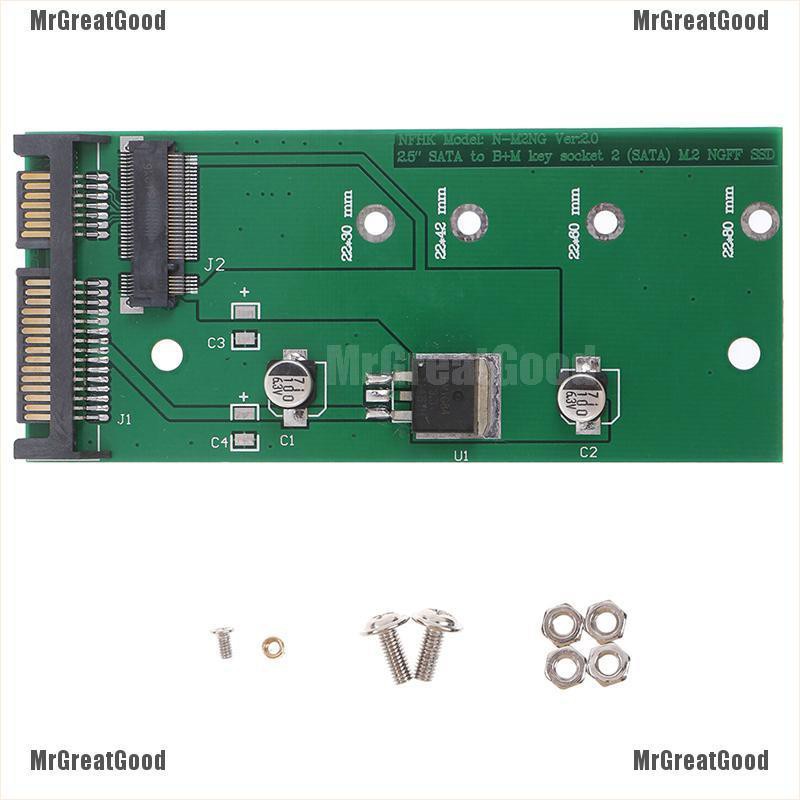 Thẻ Chuyển Đổi Ngff (M2) Ssd Sang 2.5 Inch Sata Adapter M.2 Ngff Ssd Sang Sata3