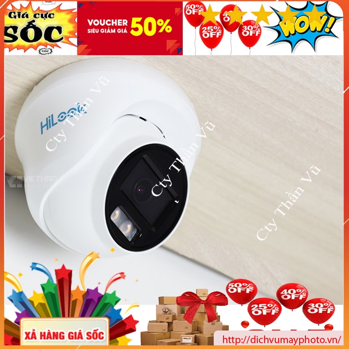 Camera IPC dome IPC-T229H có màu