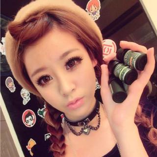Vòng da choker phong cách Gothic cá tính