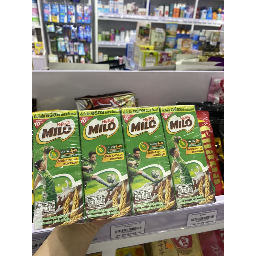 Sữa Milo Thái Lan 1 lốc 8 hộp x 180ml/hộp