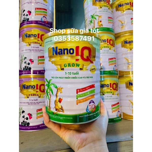 Sữa nano iq colostrum/pedia/chiều cao loại 900g.