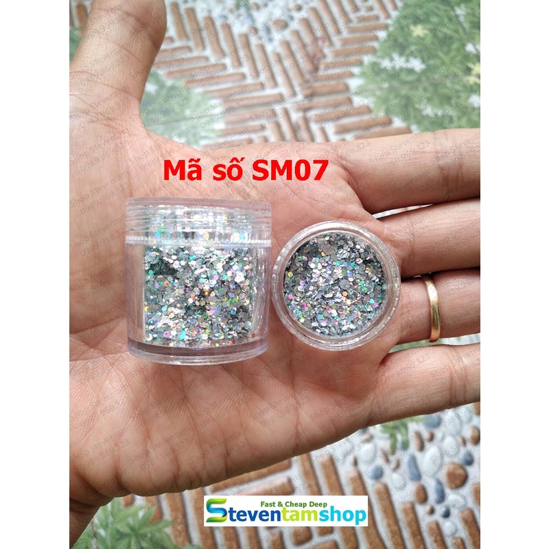 Kim tuyến Sequins 7 màu mã SM07