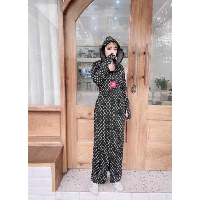 Áo choàng chống nắng nữ toàn thân vải Umi lạnh PHIÊN BẢN CO GIÃN THOẢI MÁI