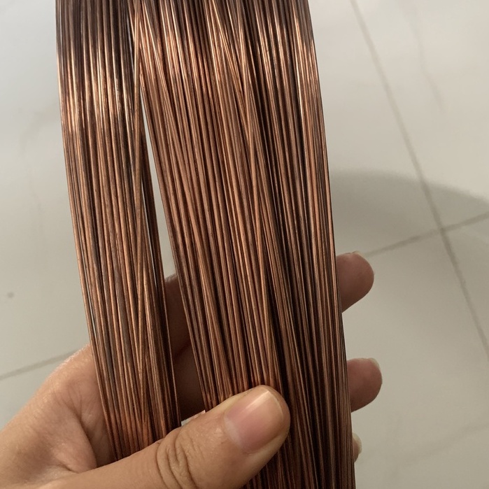 Dây Đồng Đỏ Trần Nguyên Chất,Sợi Đồng Trần Giá Bán Theo 5 Mét Kích Thước 1ly, 1,5 ly, 2 ly