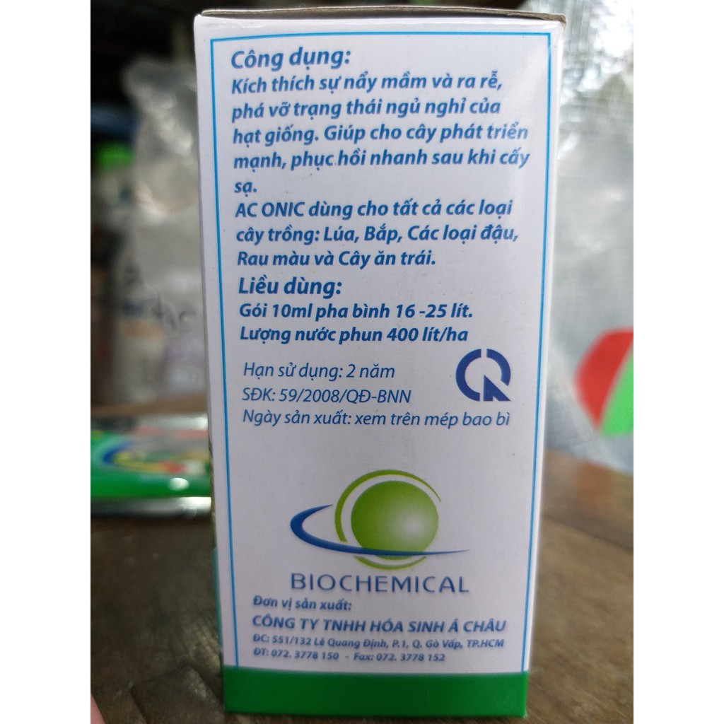 Phân Bón Lá AC ONIC - Kích Thích Tăng Trưởng 10ml