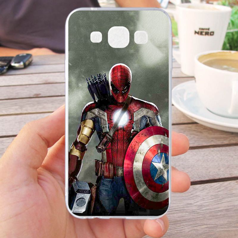 Ốp Lưng Silicon Dẻo Thiết Kế Hình Biệt Đội Siêu Anh Hùng Avengers # 3 Cá Tính Dành Cho Samsung Galaxy E7