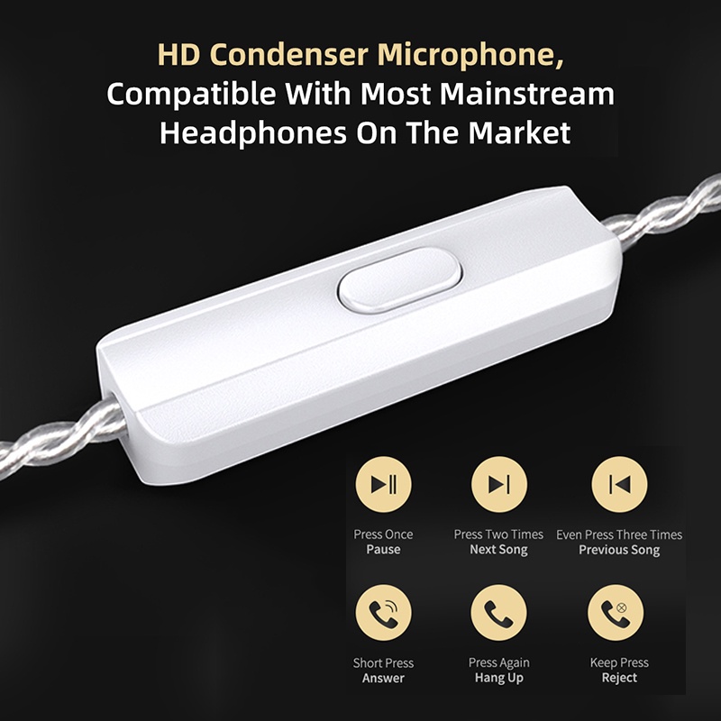Tai nghe nhét tai QKZ KZ ZSN PRO X 1BA+1DD hifi 3.5mm có micro
