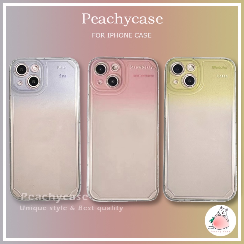 Ốp Điện Thoại TPU Màu Gradient Cho iPhone 13 12 11 Pro Max Xr Xs Max X iphone12epromax