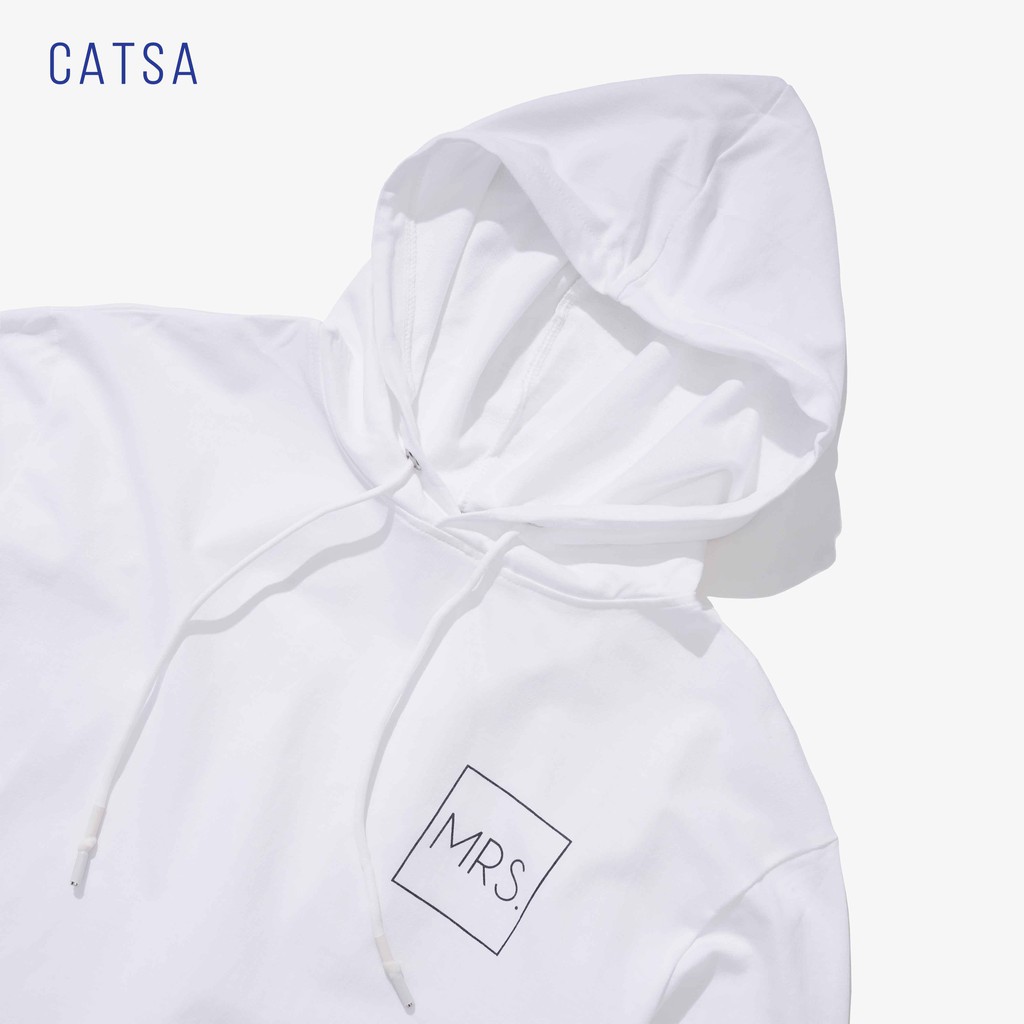 CATSA Áo thun hoodies tay dài trắng in chữ "MR." hoặc "MRS" ATH017 (không chọn - random chữ ngẫu nhiên) | BigBuy360 - bigbuy360.vn