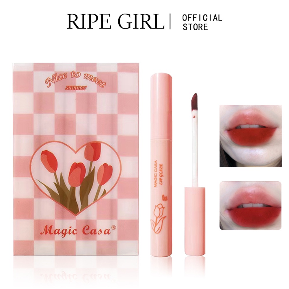 Son kem lì Ripe Girl 5 màu không thấm nước lâu trôi 12 tiếng
