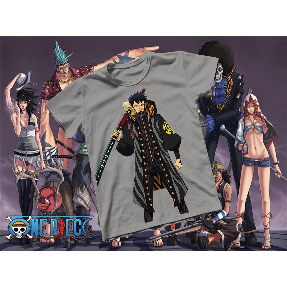 HOT-   Áo thun Cotton Unisex - Anime - One Piece - Bác sĩ tử thần Law /uy tín chất lượng