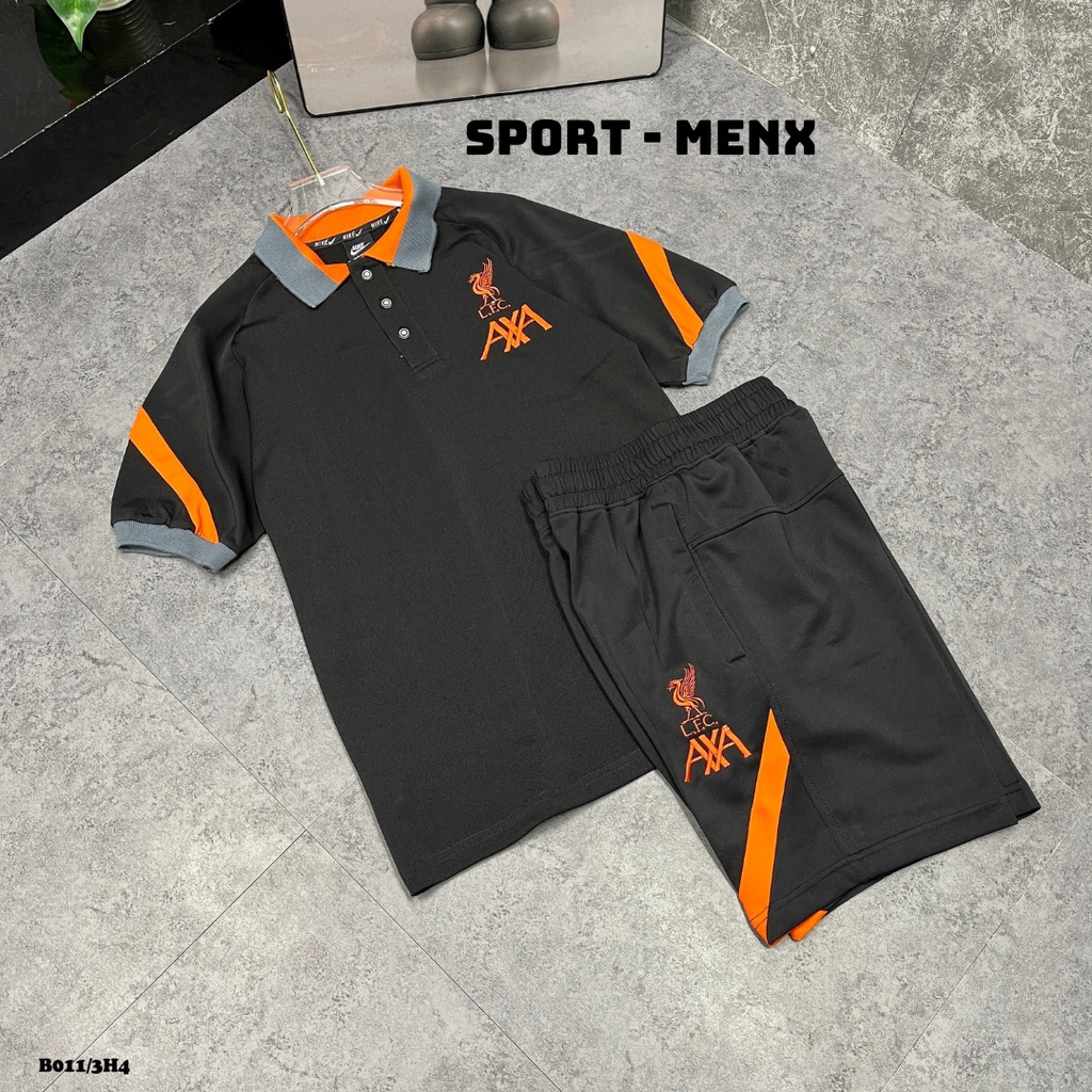 Bộ thể thao nam, đồ bộ nam clb Liverpool cao cấp chất Poly gai mẫu mới nhất năm 2022
