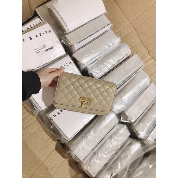 CNK Trần Trám Khoá Gập - túi đeo chéo kẹp nách