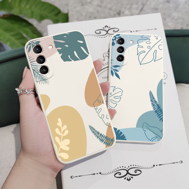 Ốp Điện Thoại Hình Lá Cho Samsung Galaxy S21 FE Ultra Plus