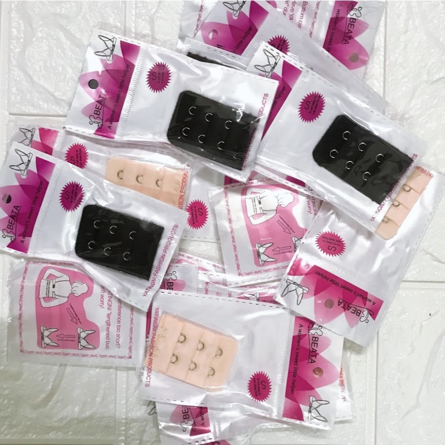 Miếng Dây Nới Áo Lot Tien Dung 2 mau Den Da