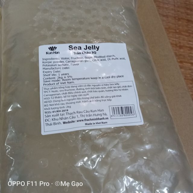 Trân châu 3Q Sea Jelly túi 2kg