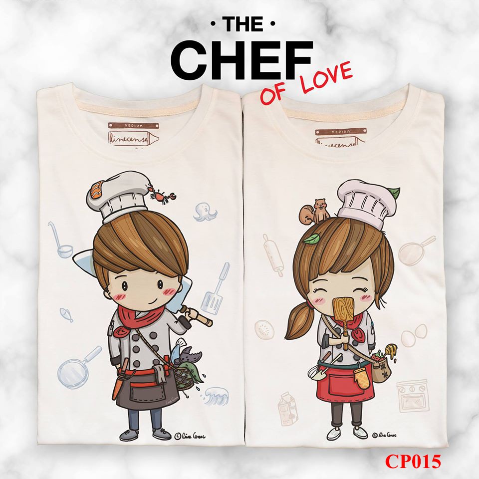 [Dou Collection] Áo Couple Áo Đôi Nam Nữ Thiết Kế Họa Tiết Kute Hàn Quốc  - Form Unisex - Chất Cotton - Mã AT043
