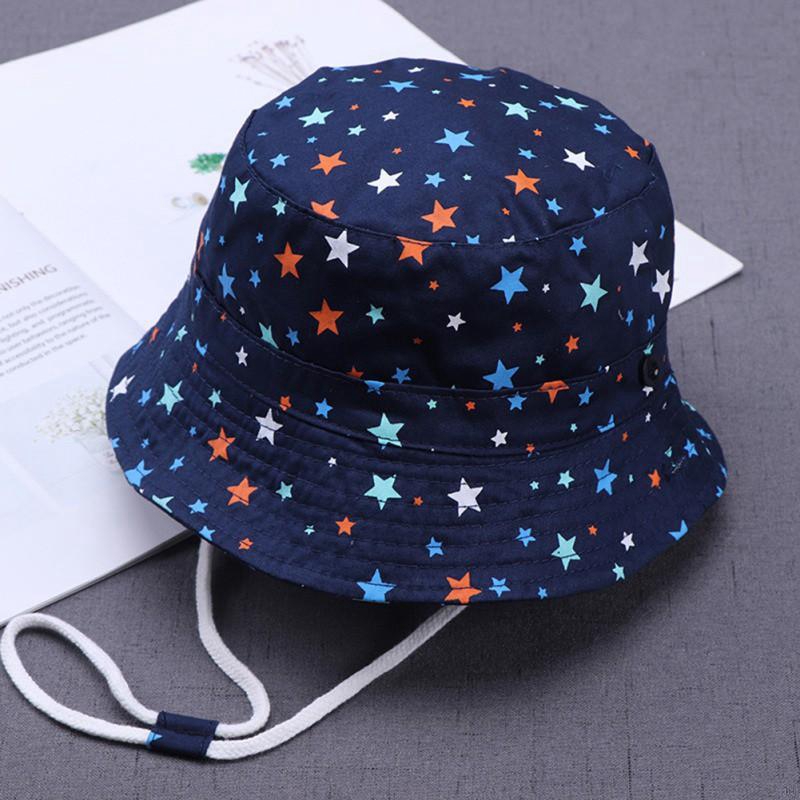 Baby Boys Girls Toddler Cartoon Printed Bucket Hats