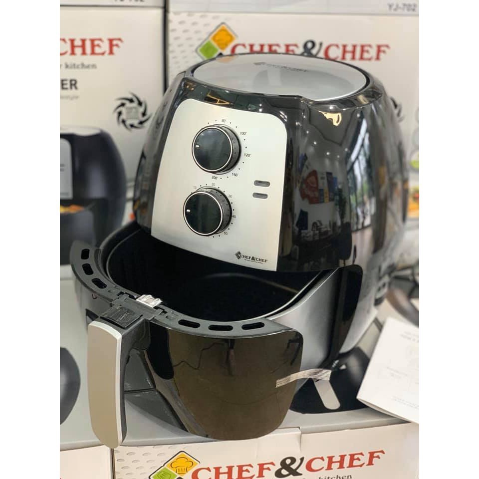 Nồi chiên không dầu Chef &amp; Chef 6.5l MODEL YJ-702 - Bảo hành 6 tháng - Sieuthigiadinh.2021