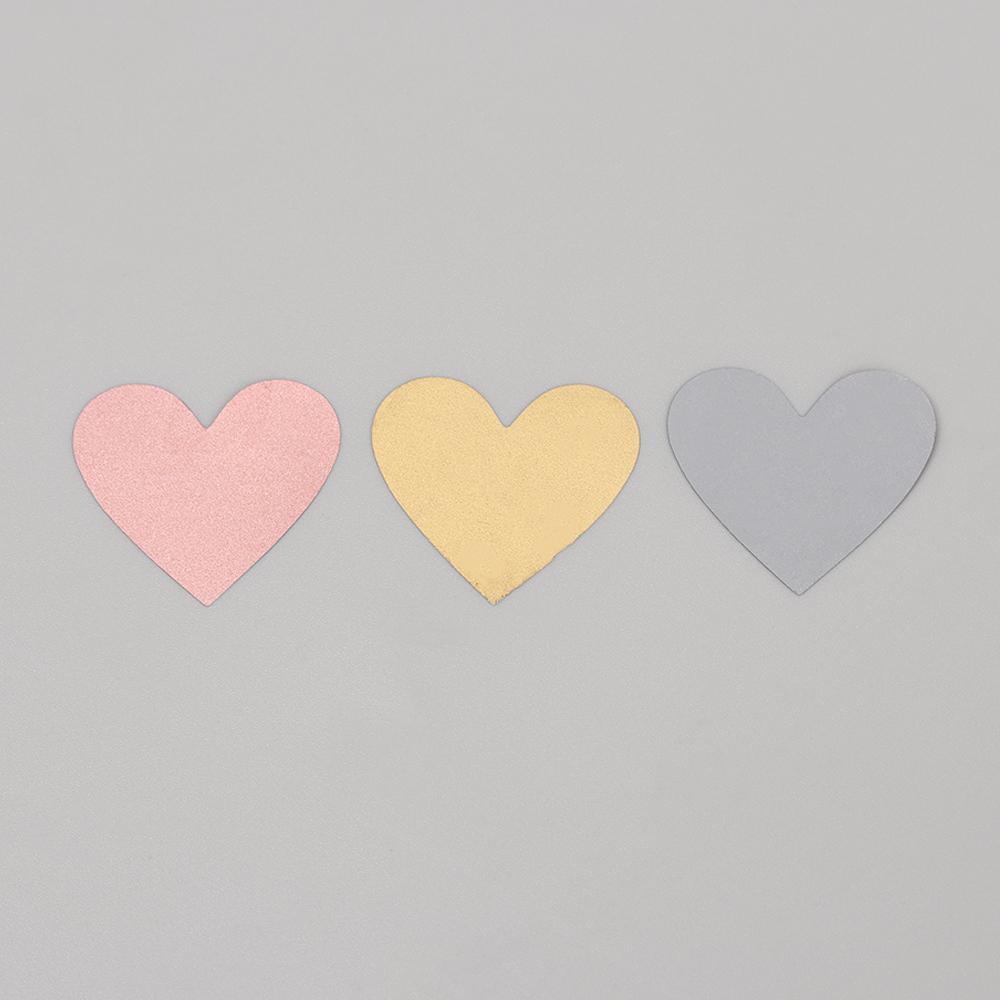 WONDER Bộ 300 Miếng Dán Hình Trái Tim In Mã Vạch Bí Mật Chống Trầy Xước