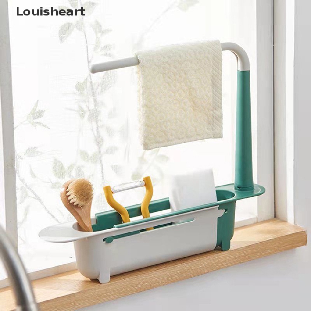 Giá Đỡ Xà Phòng / Miếng Rửa Chén Gắn Bồn Rửa Chén Tiện Dụng Cho Nhà Bếp Mới