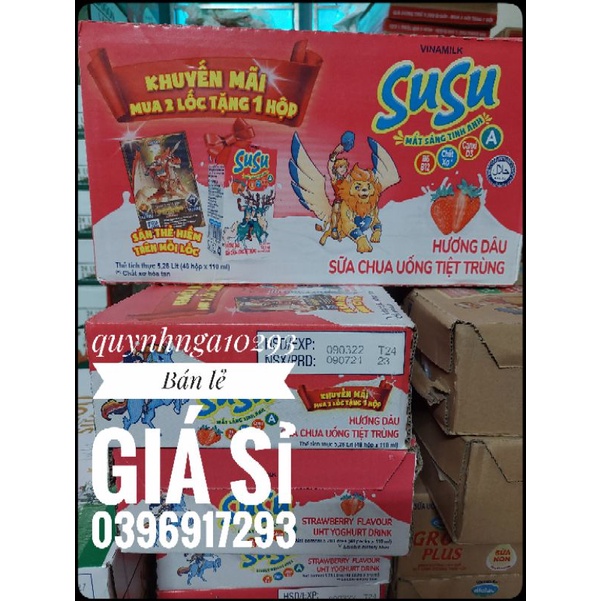 ữa susu hộp giấy 110ml thùng 12 vỉ x 110ml