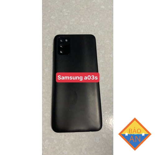 Bộ vỏ samsung A03S gồn ,sườn,lưng, kính cam nút bấn