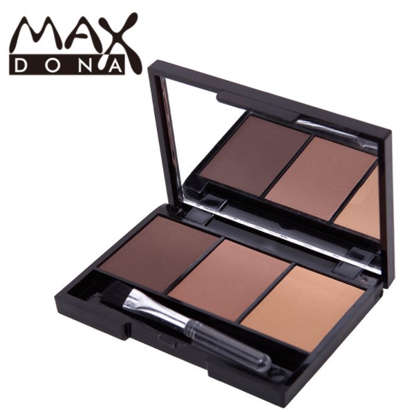 Tri-color eyebrow powder, waterproof, sweatproof, natural and not easy to change color. Eyebrow pencil, contour, long-lasting eyebrow, very thin eyeliner
